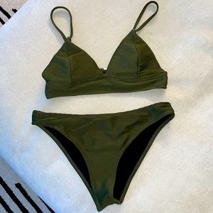 Olive Green Bikini (Small)